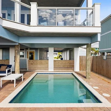 Blue Heaven On The Beach Gulf Front Sleeps 20 6 Bedroom Heated Private Pool